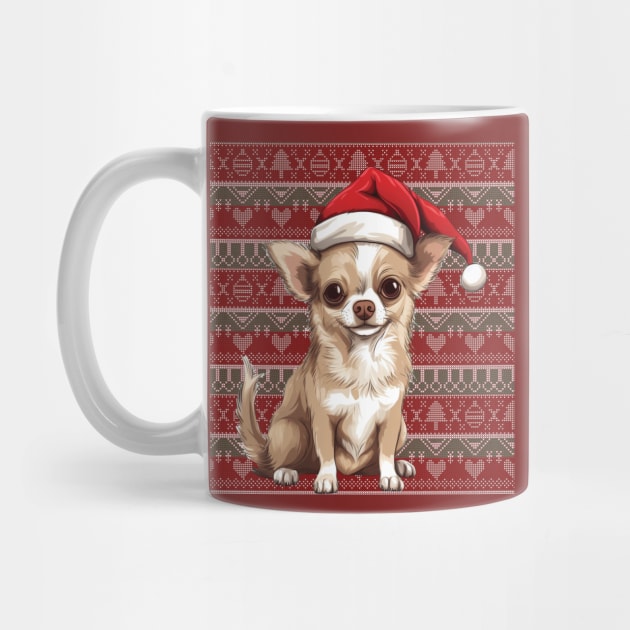 Funny Chihuahua Dog Christmas Ugly by Zaaa Amut Amut Indonesia Zaaaa